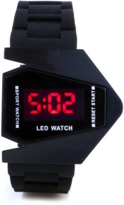 Orayan Black Color Rocket Shape Digital Led Watch  - For Boys & Girls   Watches  (Orayan)