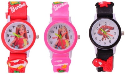 LAVISHABLE 0256 Kidsfellas_NG_Pink Red Black Watch - For Boys Watch  - For Girls   Watches  (Lavishable)