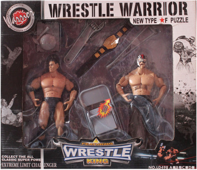 

Toyswala WWE Wrestle Warrior King Randy Ortan and Rey Mysterio(Multicolor)