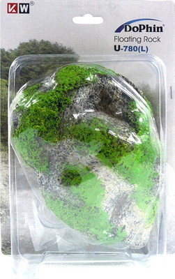 

Dophin Floating Artificial Rock | U-780 (L) | 21cm x 13cm x 8cm | Elegant Rock River Rock Planted Substrate(Multicolor)