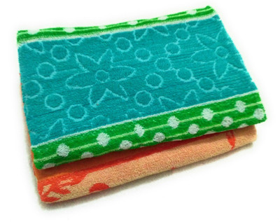 Cotton colors Cotton 400 GSM Bath Towel Set(Pack of 2)