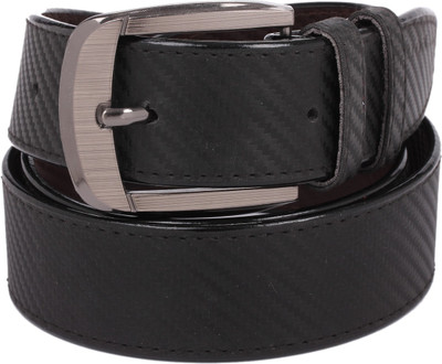 

Calibro Men Casual Black Texas Leatherite Belt