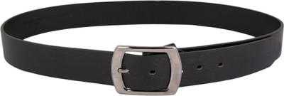 

j jareen Men Black Texas Leatherite Belt