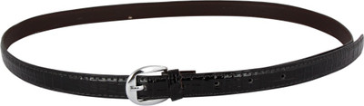 

j jareen Girls Black Texas Leatherite Belt