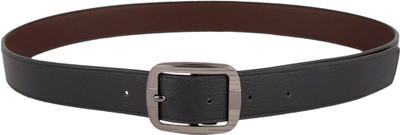 

j jareen Men Black Texas Leatherite Belt