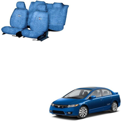 JMJW & SONS Cotton Car Seat Cover For Honda Civic(5 Seater)