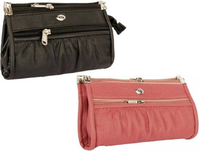 

gcompany Casual Black, Pink Clutch