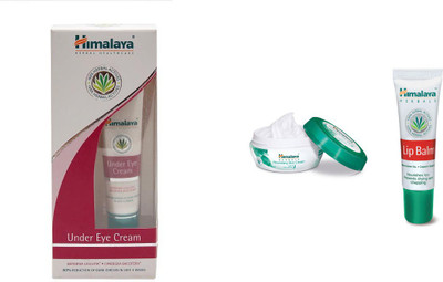 

Himalaya under eye cream, lip balm, nourishing skin cream(Set of 3)