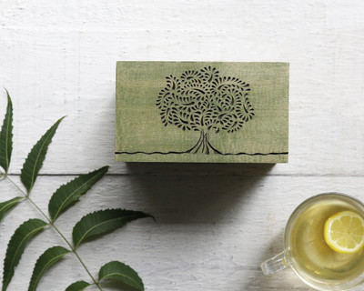 Store Indya Condiment Set(Wood)