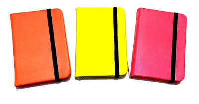 

SelectionWorld A7 Diary(Gift Set, Orange, Yellow, Pink, Pack of 3), Orange;pink;yellow