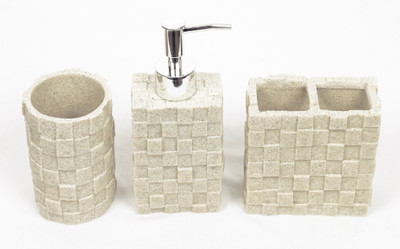 

Pe Polyresin, Earthenware Bathroom Set