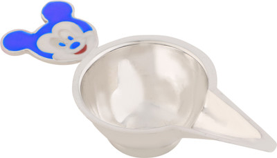 

Osasbazaar Sterling Silver Baby Feeder & Medicine Spoon - 92.5% Pure - Silver(Silver)
