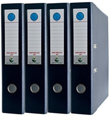 

MARK LOUIS Paper File 10 To 6 Premium Quality Box File - (Pack Of 4 Pcs.)(Set Of 4, Blue)