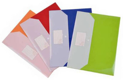 ART ME Polypropylene Double pocket document bag(Set Of 4, Multicolor) available at flipkart for Rs.179