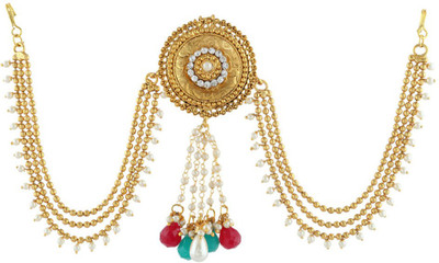

Anuradha Art Jewellery Traditional Hair Hair Chain(Gold)