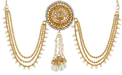 

Anuradha Art Jewellery Traditional Hair Hair Chain(Gold)