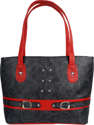 Foki Shoulder Bag(Black, Red)