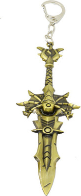 

FAYNCI World of Warcraft long Bronze Sword Key Chain for Fashion World Key Chain
