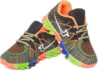 

Maxis Boys & Girls Lace Running Shoes(Multicolor, Orange