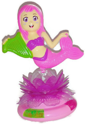 

UNIQUE TOYZ Rotating Mermaid Doll Lamp(Pink, Blue)