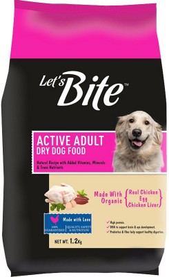 

Drools lets bite active adult Chicken 1.2 kg Dry Dog Food