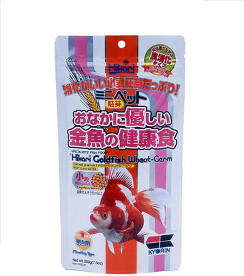 

Hikari Goldfish Wheat Germ 200g | Contains Vegetable Proteins Goldfish Prefer | Higher Fiber Content | 200 g Dry Fish Food