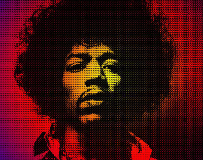 

KumkumArts Jimi Hendrix Poster 12 x 18 Inch, Vintage Quality Image, Gloss Paper, Unframed, Qty 1 Paper Print(18 inch X 12 inch, Rolled)