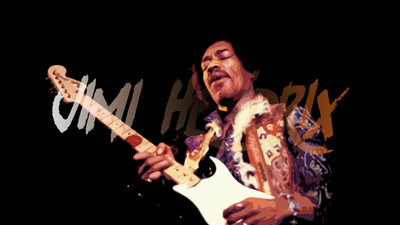 

KumkumArts Jimi Hendrix Poster 12 x 18 Inch, Vintage Quality Image, Gloss Paper, Unframed, Qty 1 Paper Print(18 inch X 12 inch, Rolled)