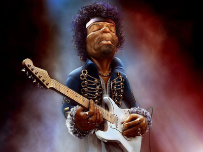 

KumkumArts Jimi Hendrix Poster 12 x 18 Inch, Vintage Quality Image, Gloss Paper, Unframed, Qty 1 Paper Print(12 inch X 18 inch, Rolled)