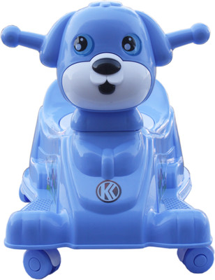 

Nagar international baby potty training seat cum rider with musical Potty Seat(Blue)