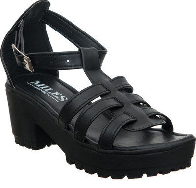 

Miles London Women Black Heels