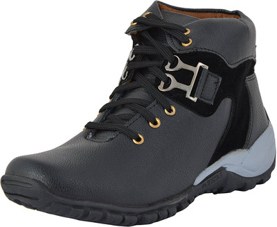 

ARRFASHION Boots For Men(Black