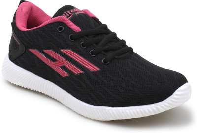 

Hitcolus Black & Pink Sports Shoes Running Shoes For Women(Black, Pink