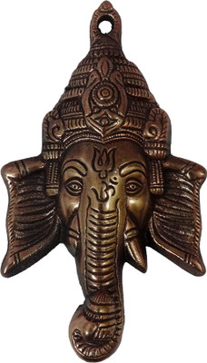 

FABZONE Wall Hanging Antique Lord Ganesha OM Statue Hindu Dev Ganpati and Siddhivinayak God Sculputer Handicraft Idol Diwali Decorative Spiritual Puja Vastu Showpiece Figurine - Religious Pooja Gift Item & Murti for Mandir / Temple / Home / Office Decorat