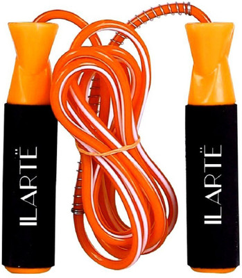 ILARTE gym skipping rope Ball Bearing Skipping Rope(Orange, Pack of 1) available at flipkart for Rs.298