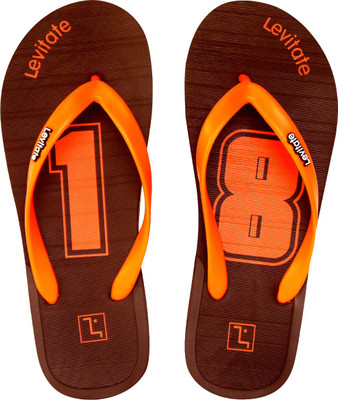 

Levitate Flip Flops, Dark brown orange