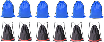 

Demoda Shoe Pouch(Blue, Black), Black;blue