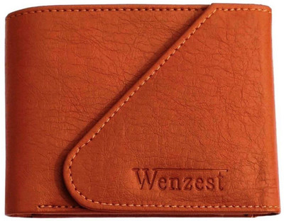WENZEST Boys Tan Artificial Leather Wallet(3 Card Slots)