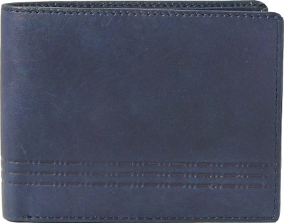 

Pera Mantica Men Blue Genuine Leather Wallet(6 Card Slots)