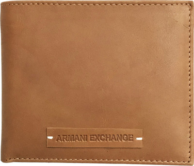 

Armani Exchange Men Brown Genuine Leather Wallet(7 Card Slots)