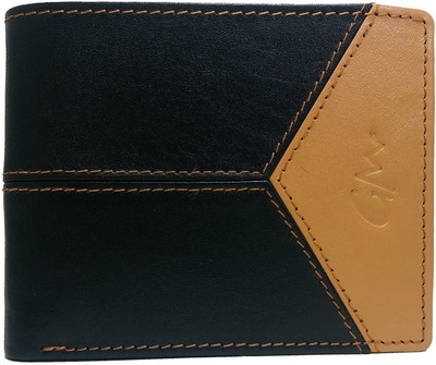 

Gentleman Boys Black, Tan Genuine Leather Wallet(6 Card Slots)