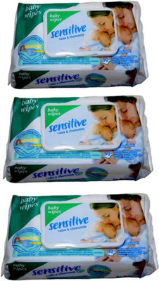 

Kidoyzz Sensitive Pop Up Tub Moisturised & Scented Baby Wipe 90 Pieces in Pack Packet 3(3 Pieces)