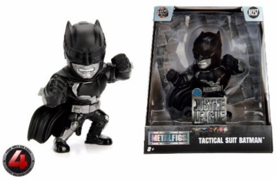 

Jada Metals Justice League 4" Tactical Suit Batman Figure (Monochrome Finish)(Multicolor)