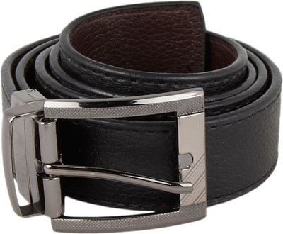 

YTNAB Men Casual, Party, Formal, Evening Black Artificial Leather Reversible Belt