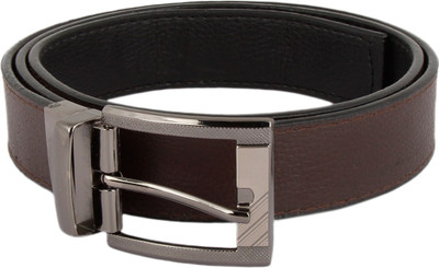 

j jareen Men Black Texas Leatherite Belt