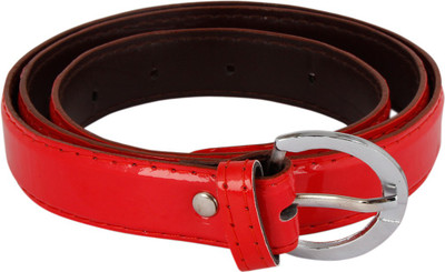 

YTNAB Girls Casual, Party, Formal, Evening Red Artificial Leather Belt