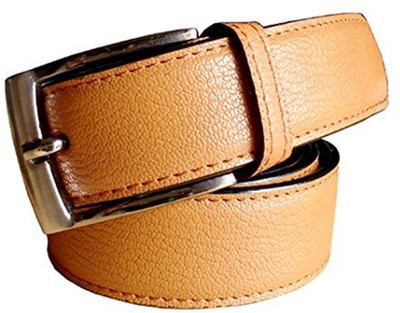 

LAER Men & Women Casual Tan Synthetic Belt