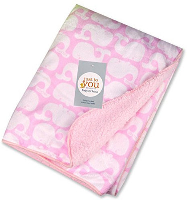 

Baby Bucket Printed  Blanket(Polyester, Pink