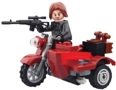 

Montez Winter Soldier Motorcycle 37 Pcs Block Construction Toy(Multicolor)
