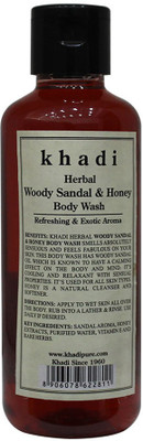 

Khadi Herbal Woody Sandal & Honey Body Wash(210 ml)